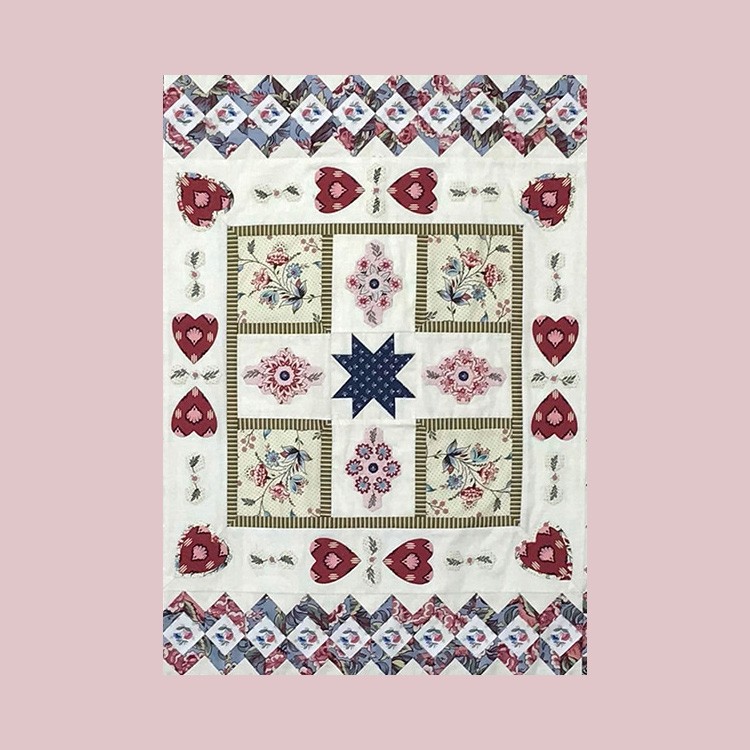 Modèle de patchwork - Quilt Mystère 2018 Bathwick par KAREN STYLES