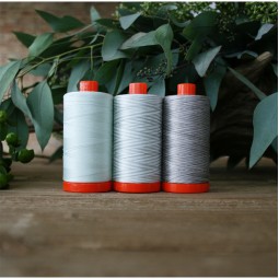 Color builders Aurifil 2022 - Janvier : Frangipanier