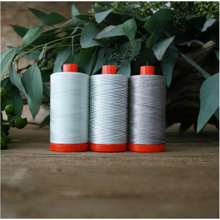 Color builders Aurifil 2022 - Janvier : Frangipanier