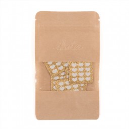 Étiquettes fantaisies Ikatee - Coeurs écrus