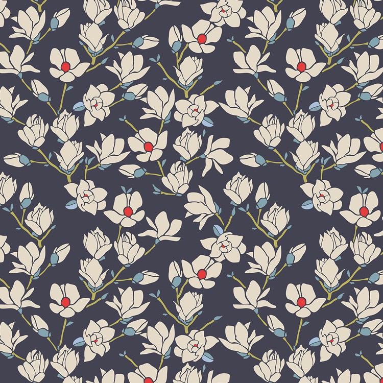 Art Gallery Fabrics - Magnolia Nightfall