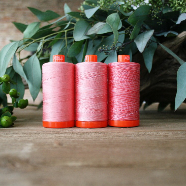 Color builders Aurifil 2022 - Février : Stinking corpse lily