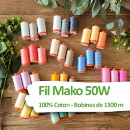 Color builders Aurifil 2022 - Février : Stinking corpse lily