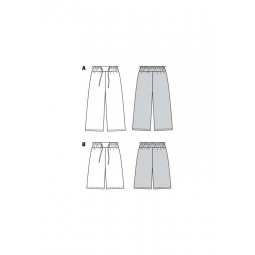 Patron Burda 6017 - Pantalon ample