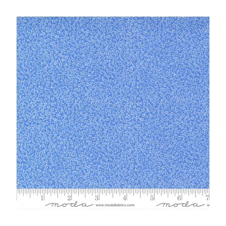 Tissu Moda - Summer breeze - Fleurs bleu ciel