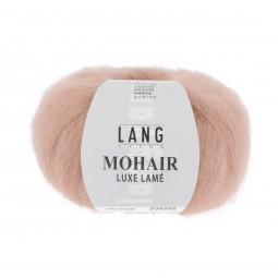 Mohair luxe lamé de Lang Yarns - Gris clair