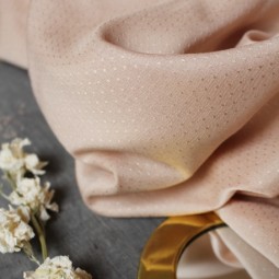 Tissu Atelier Brunette - Dobby blush