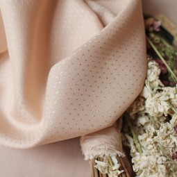 Tissu Atelier Brunette - Dobby blush