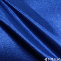 Doublure satin - Bleu roi