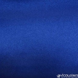 Doublure satin - Bleu roi