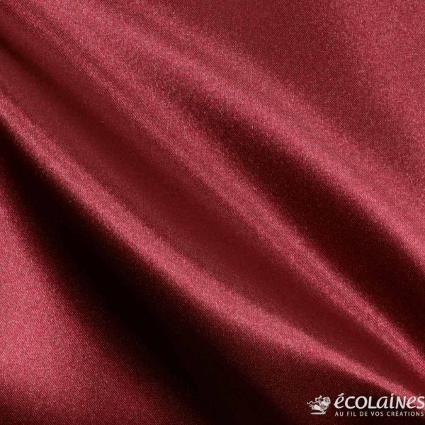 Doublure satin - Bordeaux