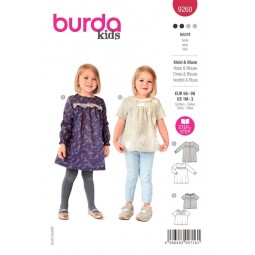 Patron De Couture Burda 6930 - Robe Ou Blouse Bustier Et Blouse Voile - Tailles 34 à 48