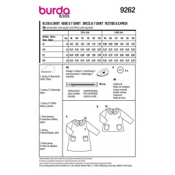 Patron Burda 9262 - Robe enfant indémodable