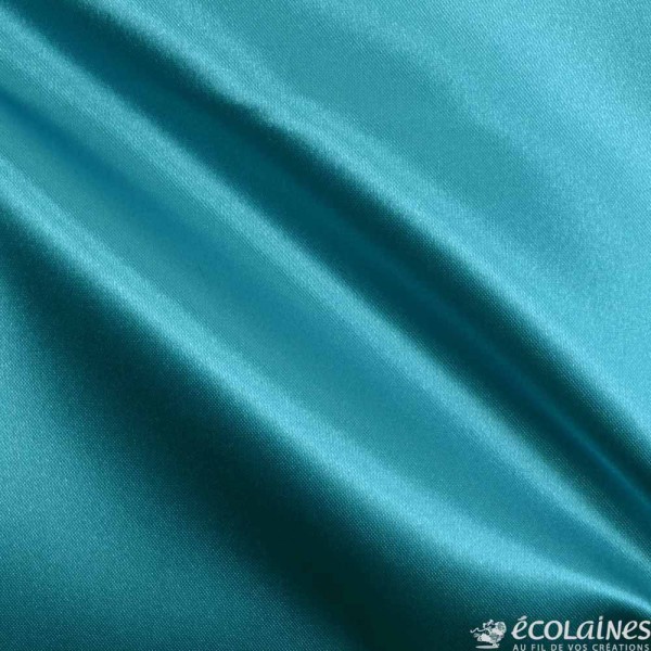 Doublure satin - Turquoise