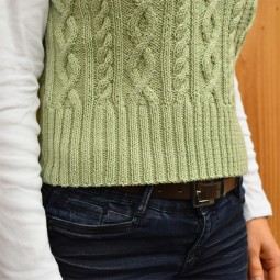 Kit de tricot - Débardeur torsades - Quattro