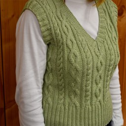 Kit de tricot - Débardeur torsades - Quattro