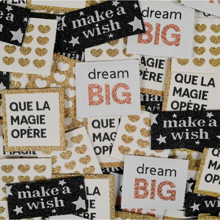 Étiquettes fantaisies Ikatee - Assortiment Shiny