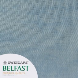 Toile à broder Belfast 12,6 fils/cm - Blanc