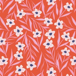 Art Gallery Fabrics - Periwinkle - Periwinkles Eternal