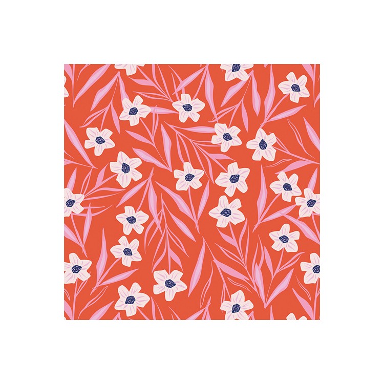 Art Gallery Fabrics - Periwinkle - Periwinkles Eternal