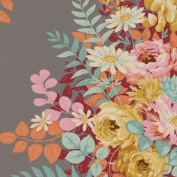 Tissu Tilda - Chic escape - Whimsyflower Grey