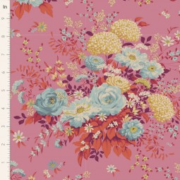 Tissu Tilda - Chic escape - Wildgarden Pink
