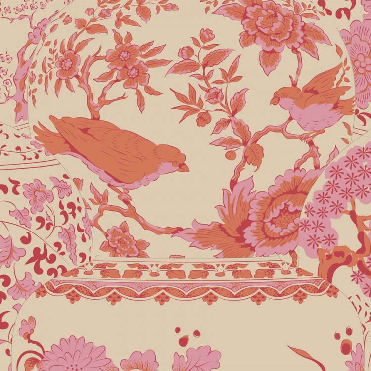 Tissu Tilda - Chic escape - Vase Collection Pink