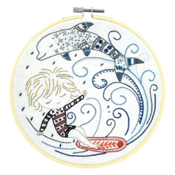 Kit de broderie - Sacha prend la vague