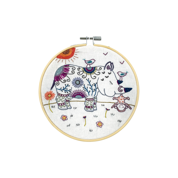Kit de broderie - Filipo le rhino