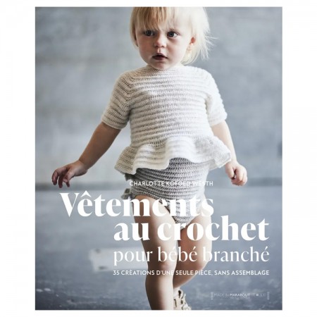 Livre : Vêtements au crochet pour bébé branché