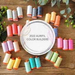 Color builders Aurifil 2022 - Mai : Amazon water Lily