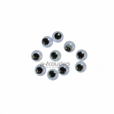 Yeux mobiles 10 mm