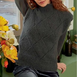 Kit de tricot - Pull sans manches - Malou light