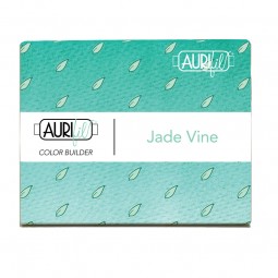 Color builders Aurifil 2022 - Aout : Jade vine