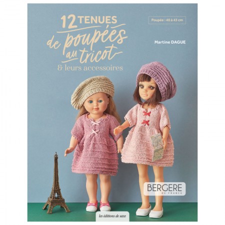 Livre : 12 tenues de poupées au tricot et leurs accessoires