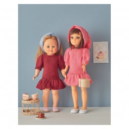 Livre : 12 tenues de poupées au tricot et leurs accessoires