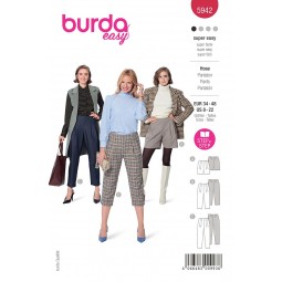 Patron Burda 5942 - Pantalon à plis