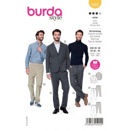 Patron Burda 5955 - Costume décontracté