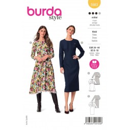 Patron Burda 5983 - Manteau manches raglan