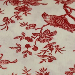 Tissu coton - Mini mésange