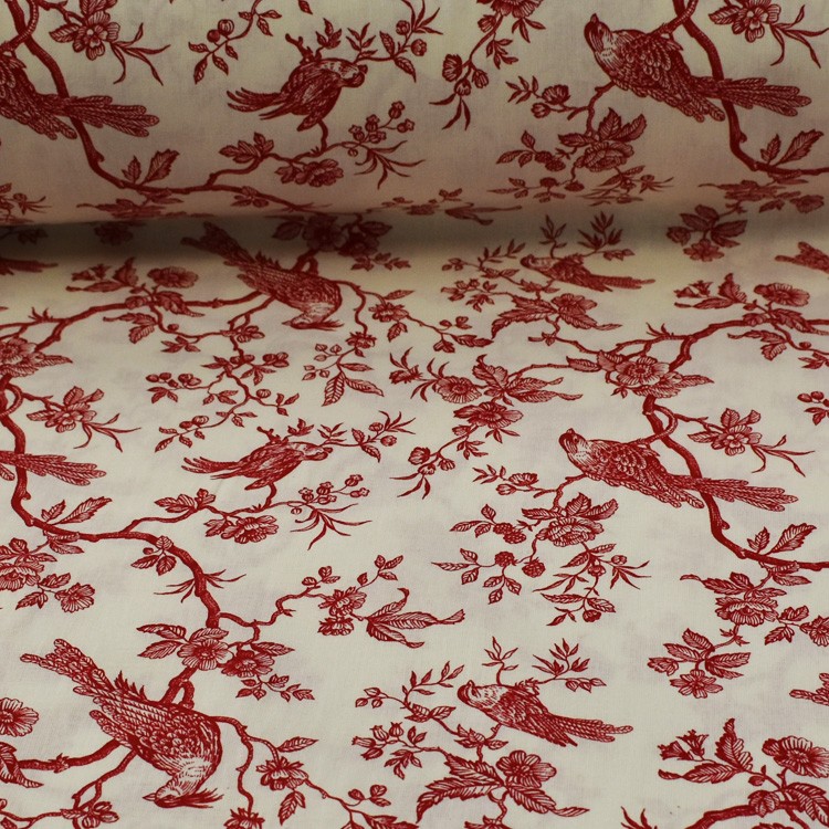 Tissu coton - Mini mésange