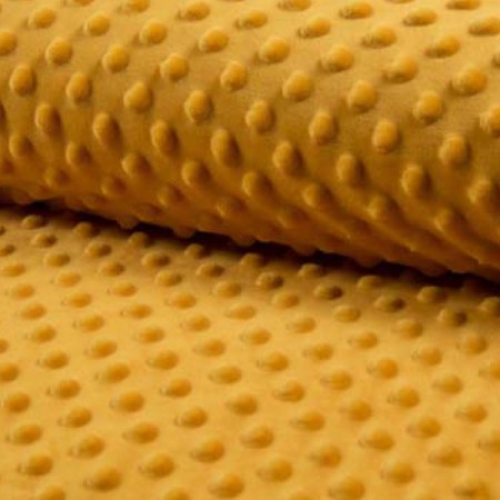 Tissu minky - Dots Safran
