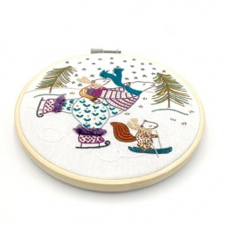Kit de broderie - Vive la glisse