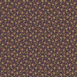 Tissu Renée Nanneman - Everlasting - brambles  red plume