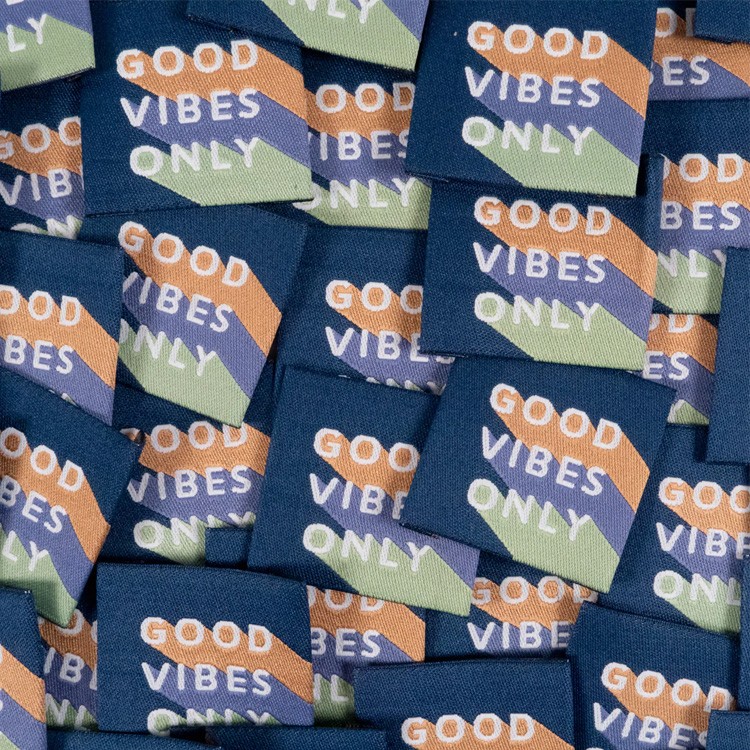 Étiquettes fantaisies Ikatee - Good vibes only