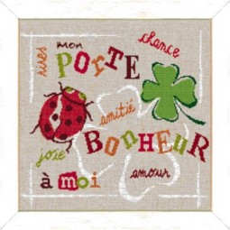 Fiche de broderie : Porte bonheur