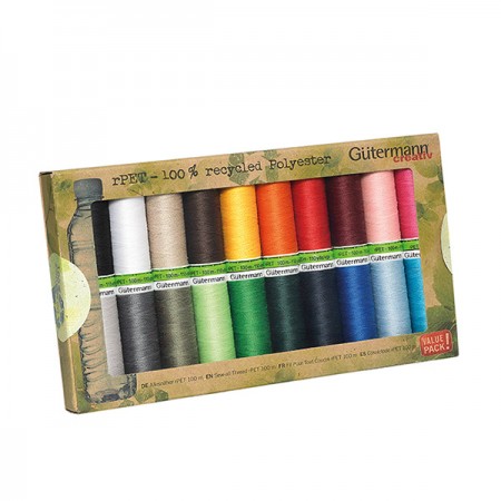 Coffret de 20 fils à tout coudre Gütermann