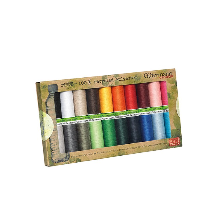 Coffret de 20 fils à tout coudre Gütermann