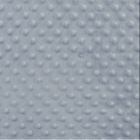 Tissu minky - Dots gris bleu