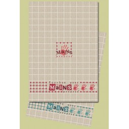 Fiche de broderie : Idée pour torchon pour les mains